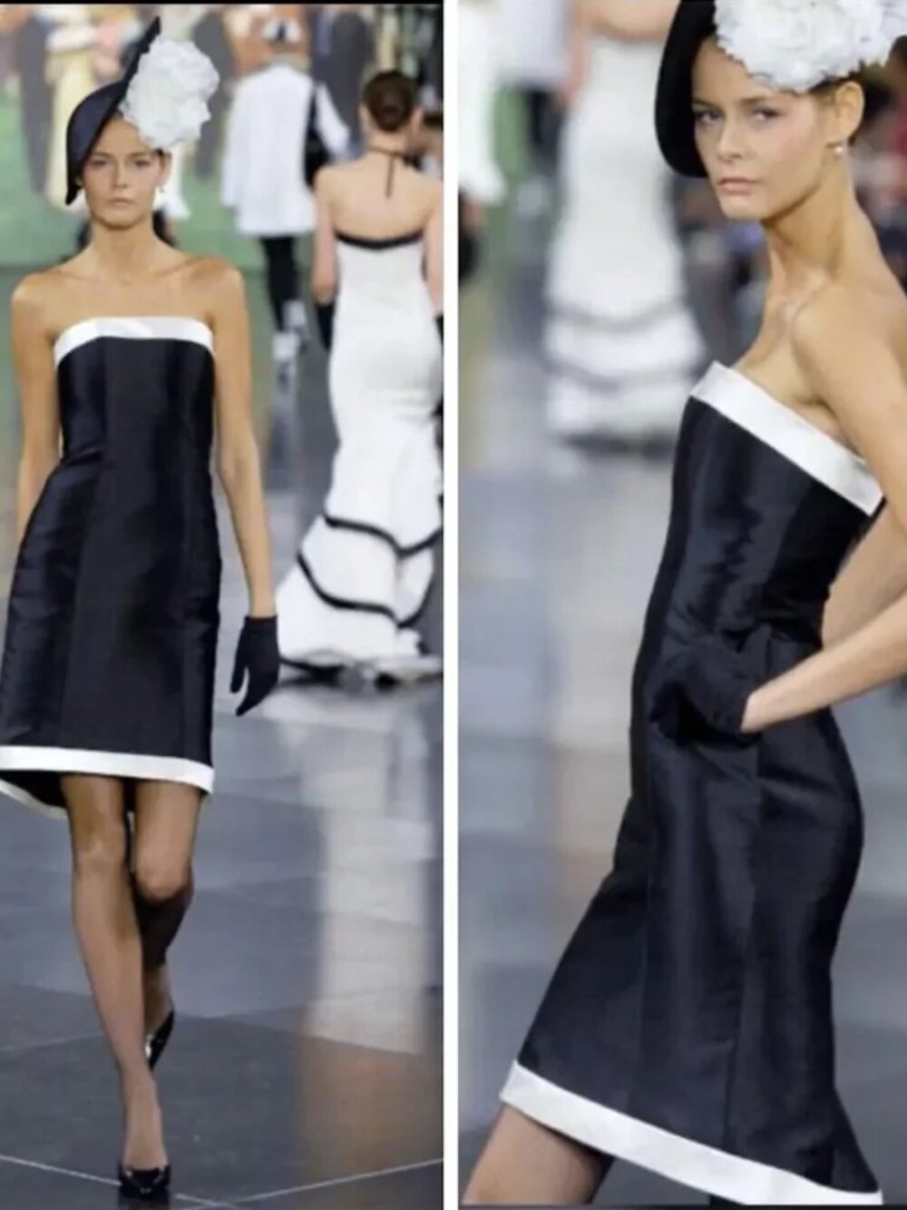 Ralph Lauren Collection Strapless Cocktail MiniDress Evening Runway Spring 2008